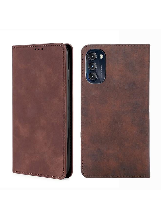 اس-توب جراب لهاتف Motorola Moto G 5G 2022 جراب هاتف جلدي مغناطيسي أفقي قابل للطي - Image 1