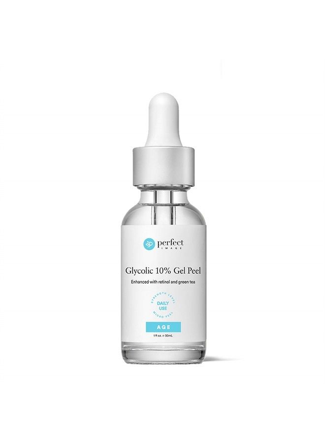 PERFECT IMAGE Glycolic 10% Anti-Aging Gel Peel (Daily Use) - Enhanced with Retinol & Green Tea Extract - Image 1