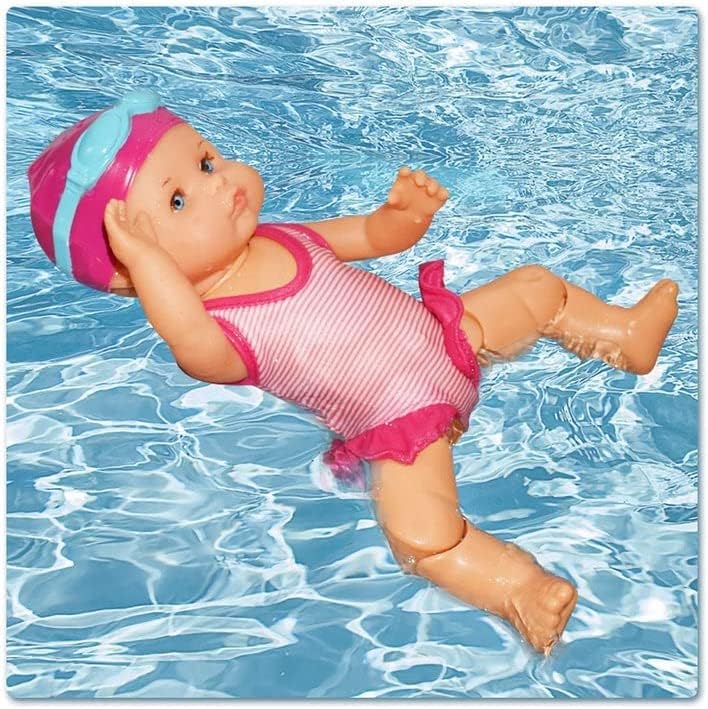 cheekyglo Waterproof Swimmer Doll, Electric Water Baby Doll Swimming Doll for Bath Time, Waterproof Swimming Doll for Girls, Swimming Dolls for Pool/Bathtub (A) - Image 5