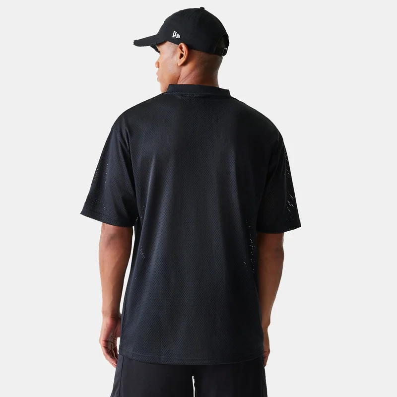 NEW ERA Black Men's NBA Chicago Bulls Arch Graphic Jersey Top for Men | Best Price UAE