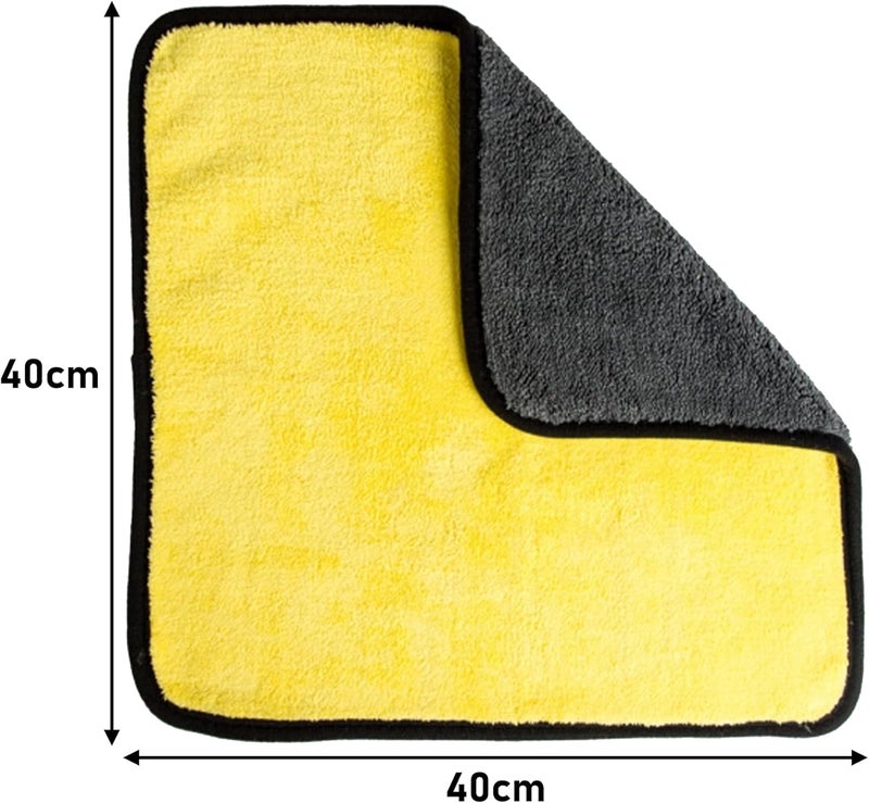 Pro-Kleen Microfibre Cloth 1000GSM 40 x 40cm - Super Thick Cleaning and Drying Towel for Car and Home - Image 5