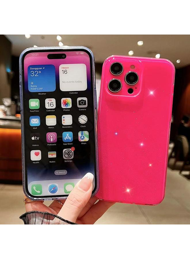 S-TOP Case For iPhone 16 Pro Max Jelly Glitter Solid Color TPU Phone Case - Image 5