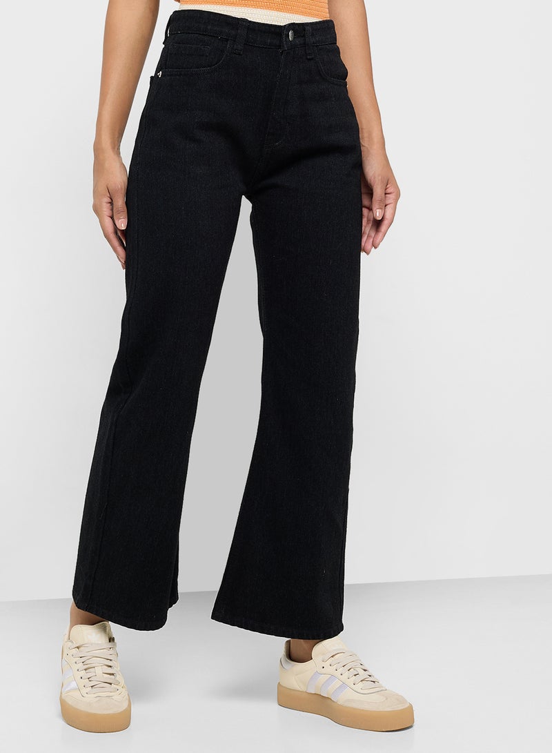 جينجر جينز مستقيم بخصر مرتفع - Image 2