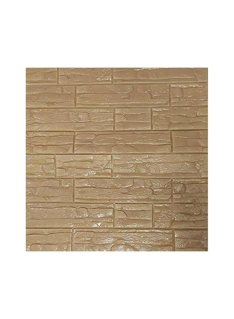 Spaceshoop Pack of 10 70x75cm Foam 3D Wall Sticker Home Decor Wallpaper Sticker 8mm