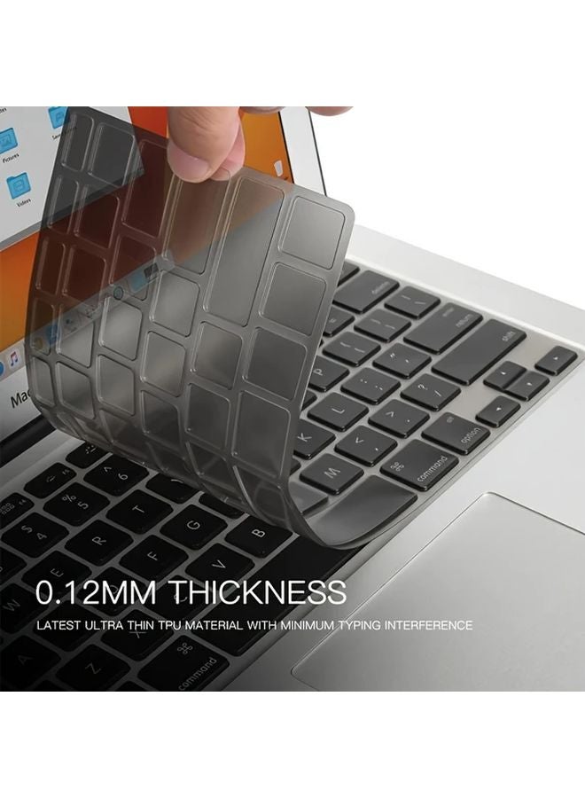 Black Crystal TPU Keyboard Protector For MacBook Air 13 Pro 14 15 16 Ultra Thin Film - Image 2