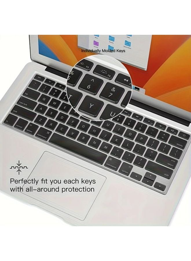 Black Crystal TPU Keyboard Protector For MacBook Air 13 Pro 14 15 16 Ultra Thin Film - Image 5