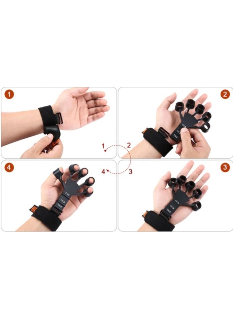 Huitich FlexGrip Silicone Hand Grip Exerciser Black 11.5X10.5X2.8mm  - Image 5