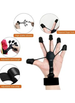 Huitich FlexGrip Silicone Hand Grip Exerciser Black 11.5X10.5X2.8mm  - Image 3