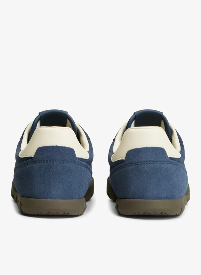 Tommy Jeans  Suede Metallic Logo Low Profile Trainers for Men | Best Price UAE