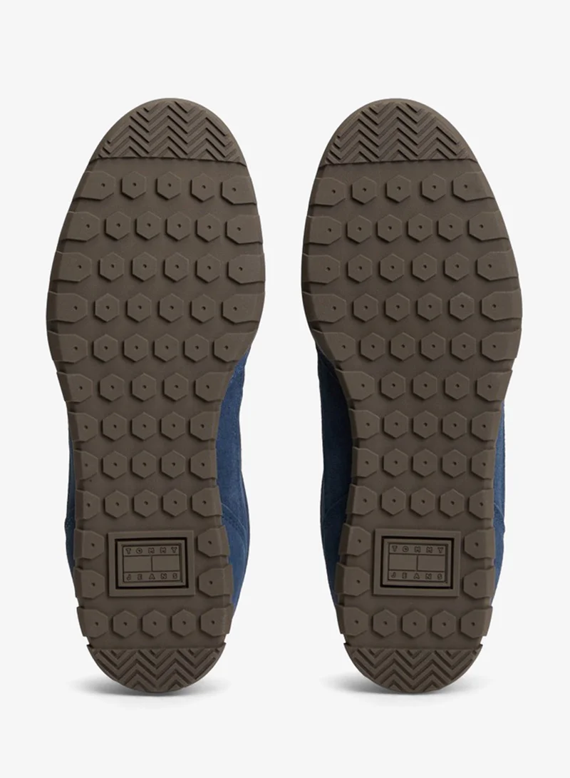 Tommy Jeans  Suede Metallic Logo Low Profile Trainers for Men | Best Price UAE