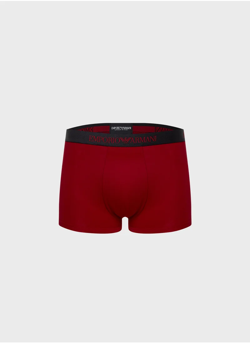 امبوريو ارماني 3 Pack Logo Band Trunks