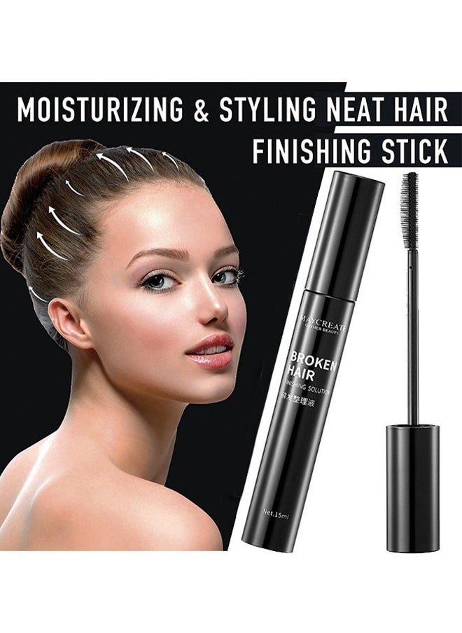 maycreate - Broken Hair Finishing Solution—Hair Finishing Stick, Hair Mascara For Flyaway Tamer, Fly Away Hair Tamer Stick For Enhance Gloss Of Hair, Anti Frizz Broken Hair Baby Hair Flash Moment Flyaway Stick, Non-Greasy - Image 1