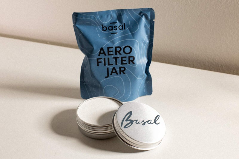 Basal Aero Filter Jar for AeroPress Filter Storage  Protection