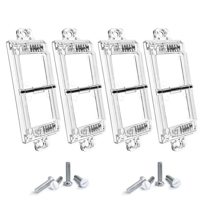 ILIVABLE Rocker Light Switch Guard, Childproof Switch Plate Cover Guard Protects Your Lights from Being Accidentally Turned On or Off by Children and Adults (Clear, Pack of 4) - Image 1