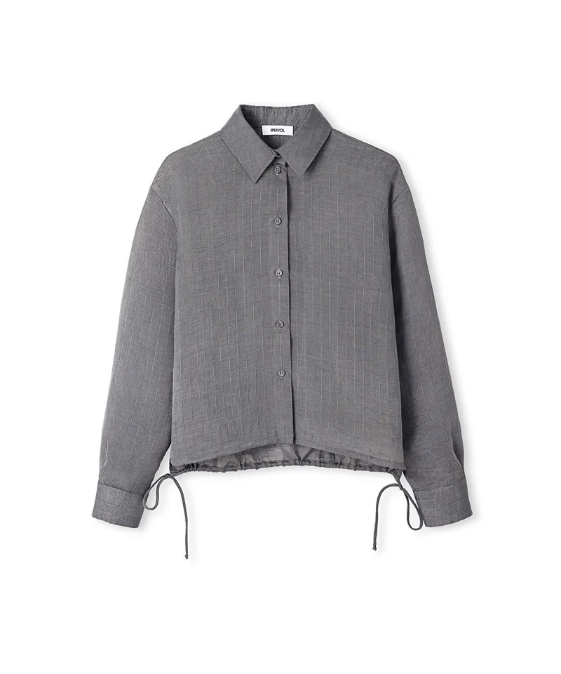 ابيكول Adjustable Back Hem Shirt