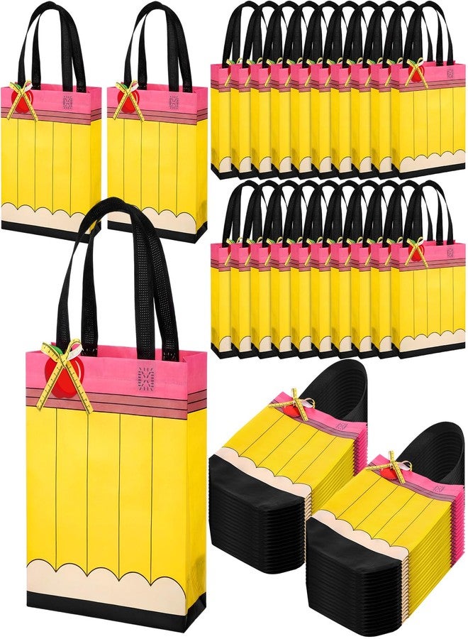 Wesnoy 36 Sets Back to School Gift Bags Pencil Student Teacher Gifts Bag First Day of School Composition Notebook Classroom Decor for Kindergarten Preschool Welcome Back Party Favors - Image 1