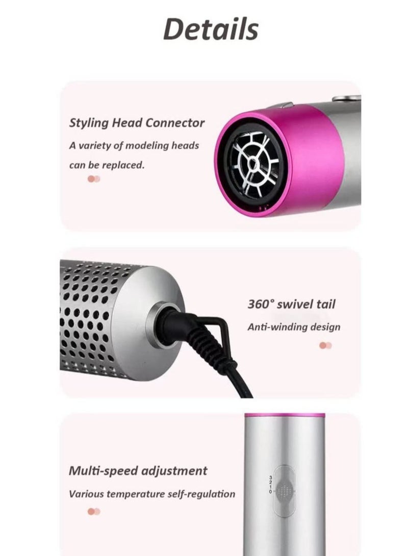 ELTRAZONE 5 in 1 one-step hair dryer and volumizer hot air brush for Straightening Curling Drying - Image 4