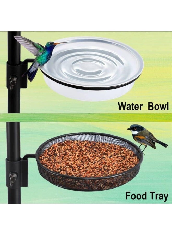 Generic Feed Garden  Premium Bird Feeding Station Kit, 92 Inch Bird Feeder Pole, Multi Feeder Hanging Kit For Bird Watching, Bird Bath Bird Feeder Planter Hanger Bird Feeders Stand  - Image 3