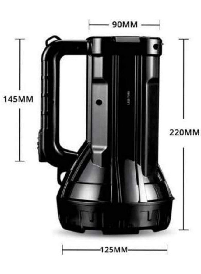 Care4 كير 4 مصباح يدوي قابل لإعادة الشحن طويل المدى للمنزل والهواء الطلق (أسود) - Image 2