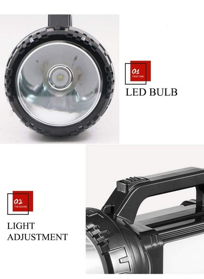 Care4 كير 4 مصباح يدوي قابل لإعادة الشحن طويل المدى للمنزل والهواء الطلق (أسود) - Image 5