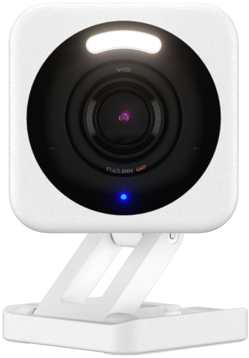 WYZE Cam v4 (Latest Model), 2.5K AI Security Camera, Indoor/Outdoor Cameras for Home Security, Baby Monitor & Pet Camera, Vibrant Color Night Vision, No Subscription Required, Free Expert Help - Image 1
