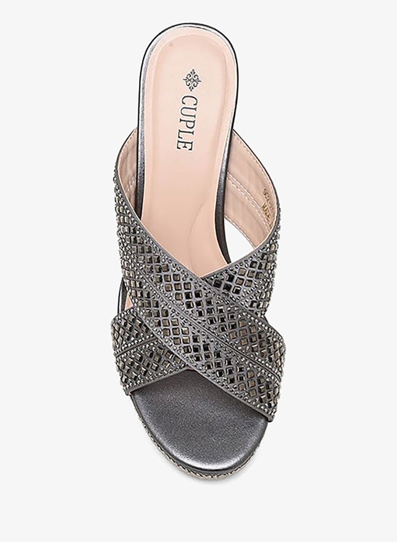 Cuple Stylish high-heeled sandals with elegant detailing - Image 3