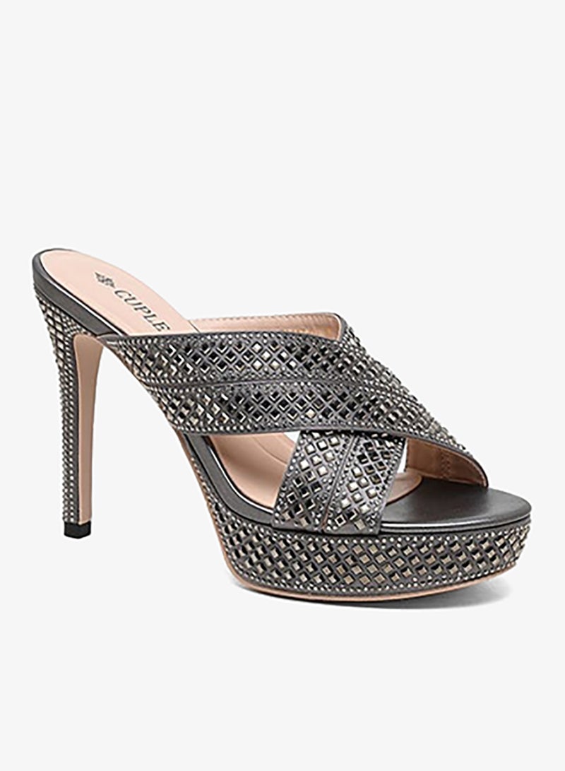 Cuple Stylish high-heeled sandals with elegant detailing - Image 1