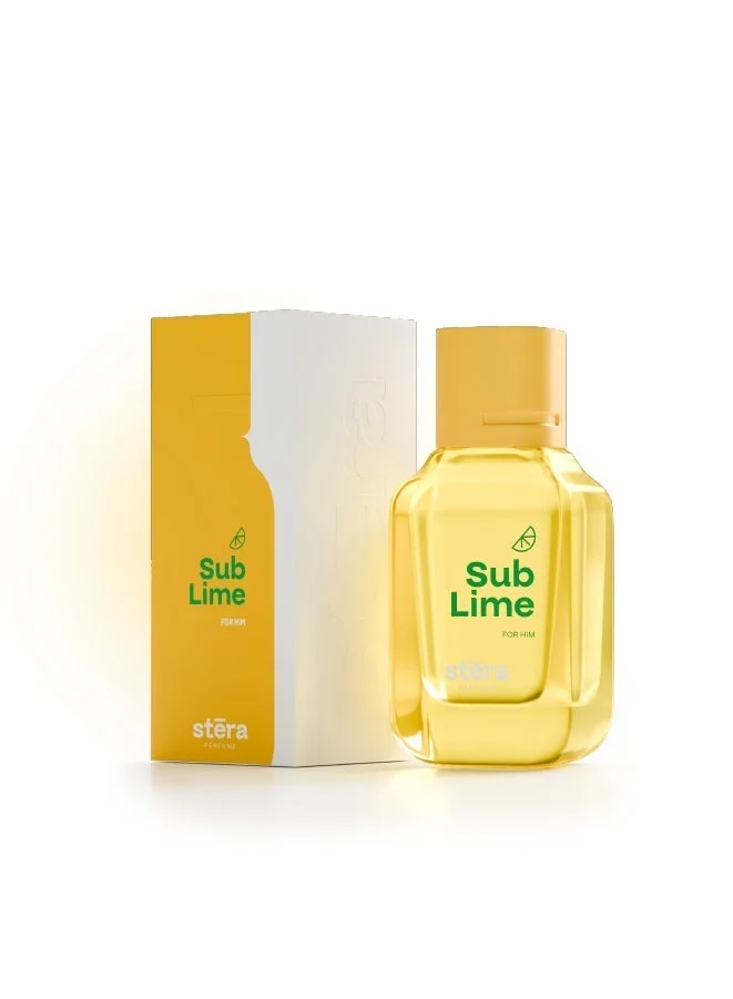 Stera Perfume SUB LIME SUB LIME Perfume For Men | Eau De Parfum - 50ml | Long Lasting Spicy Scent | Premium Quality Travel Size Men's Fragrance for Men | Best Price UAE