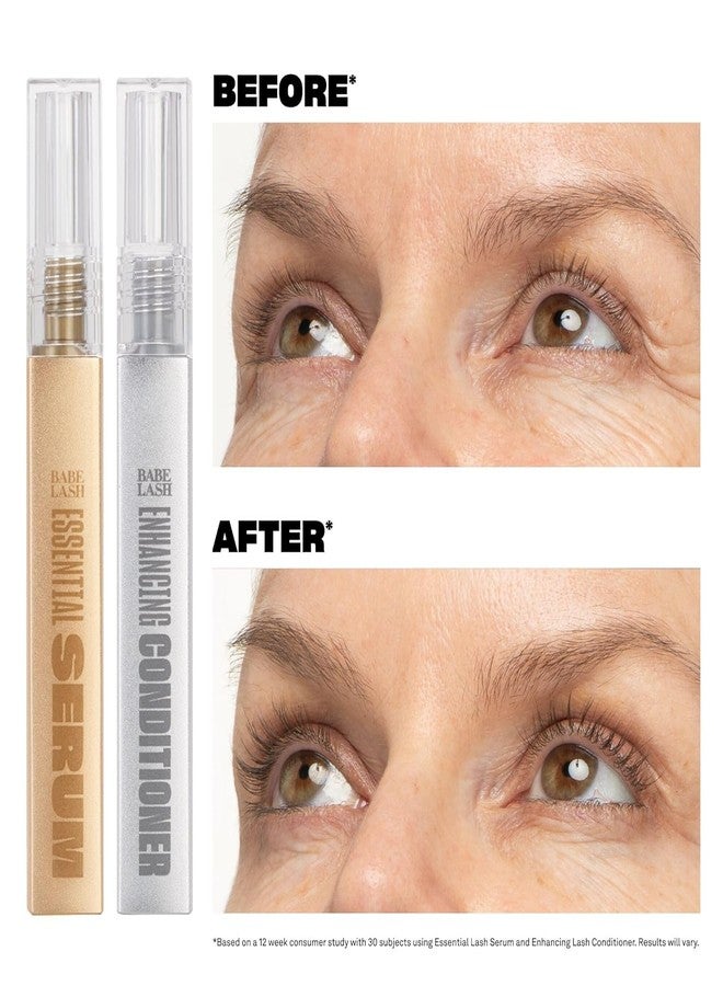 Babe Original Lash Serum AM/PM Kit - 2mL Babe Lash Essential Serum & 3mL Enhancing Conditioner (Gold Box) - Image 2