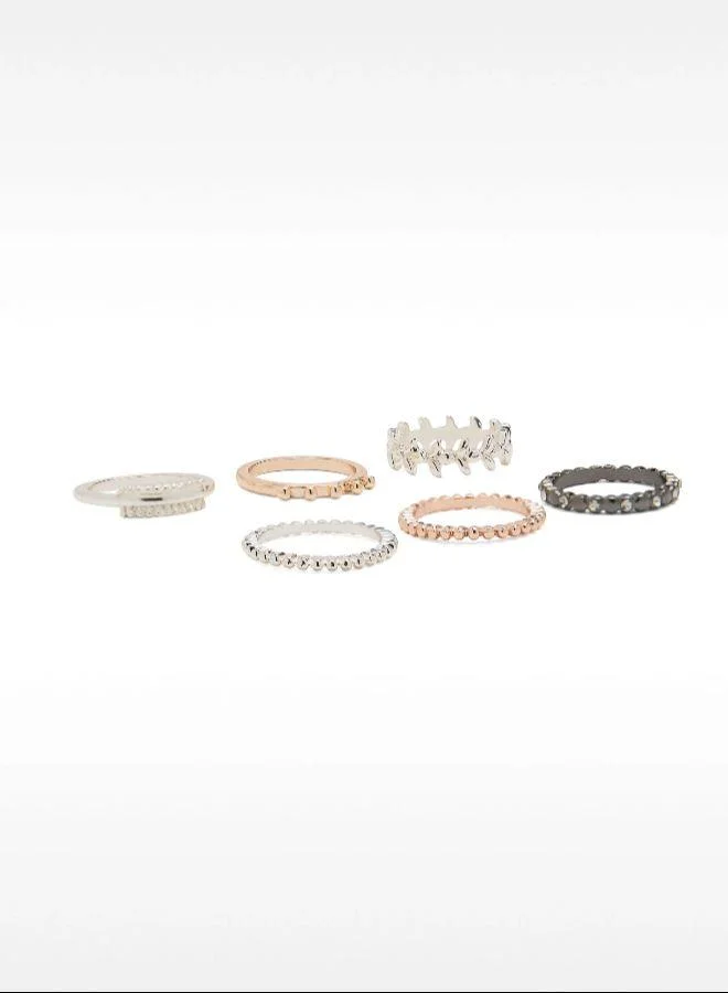 PARFOIS Multicolour Ring set for Women | Best Price UAE