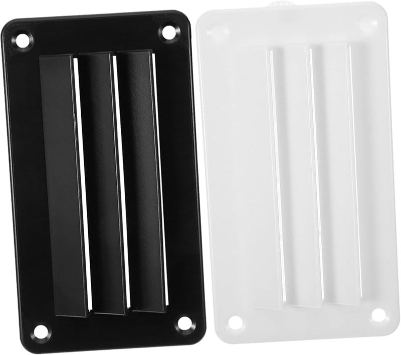 2 Sets Air Conditioner Vents Durable Louvered Vents For RV Lightweight Design Easy Installation Reliable Airflow Ventilation - Image 4