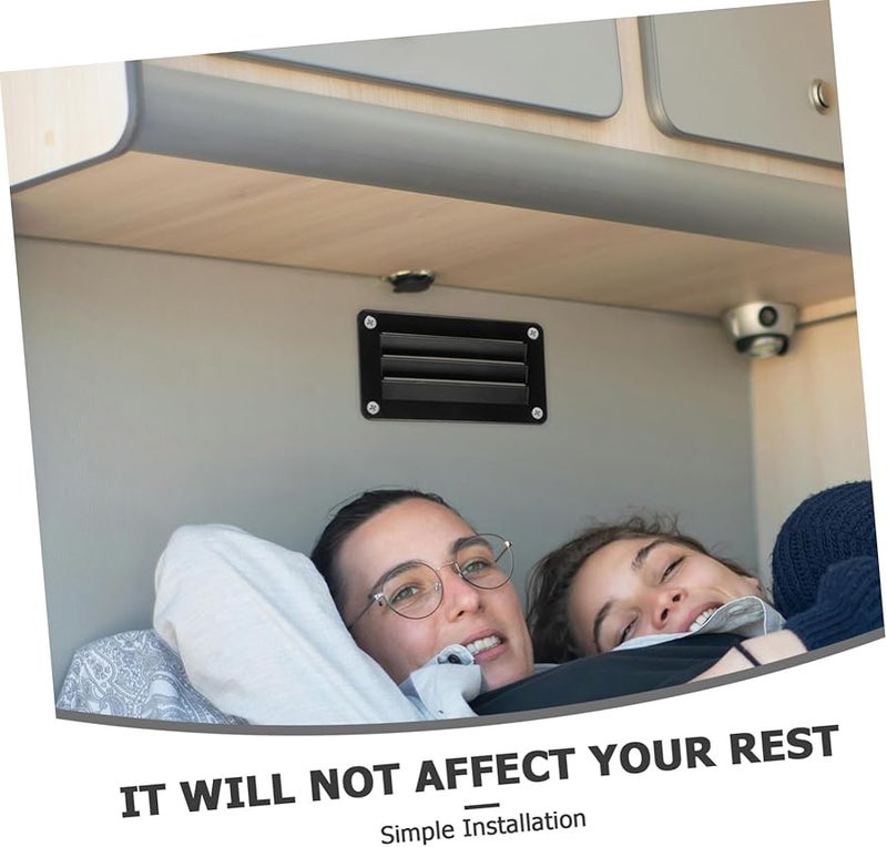 2 Sets Air Conditioner Vents Durable Louvered Vents For RV Lightweight Design Easy Installation Reliable Airflow Ventilation - Image 5