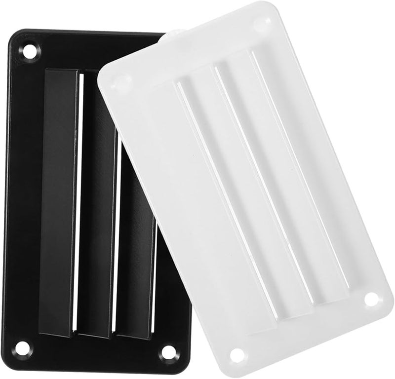 2 Sets Air Conditioner Vents Durable Louvered Vents For RV Lightweight Design Easy Installation Reliable Airflow Ventilation - Image 3