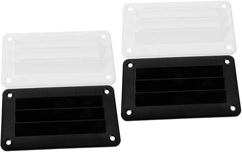 2 Sets Air Conditioner Vents Durable Louvered Vents For RV Lightweight Design Easy Installation Reliable Airflow Ventilation - Image 2