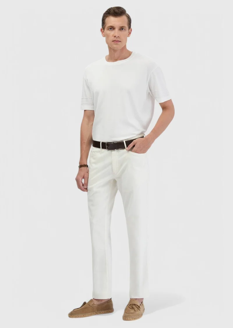 RAMSEY Ecru Knitwear