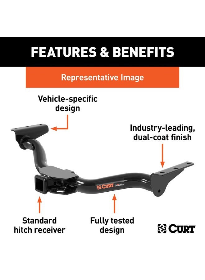 Curt 13081 Class 3 Trailer Hitch, 2-Inch Receiver, Fits Select Jeep Compass, Patriot - Image 3