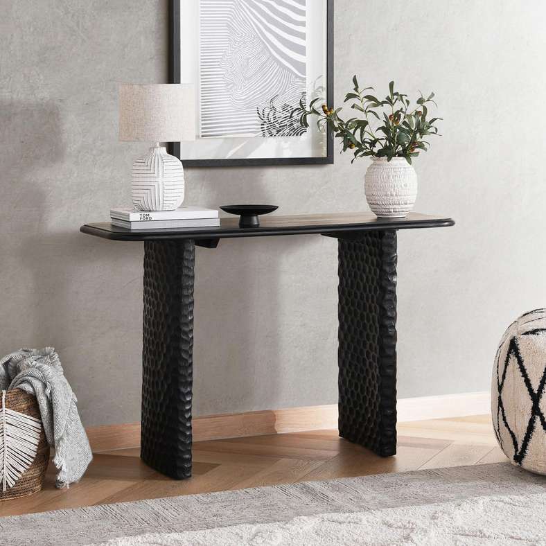 ICON CONSOLE TABLE WOOD - BLACK