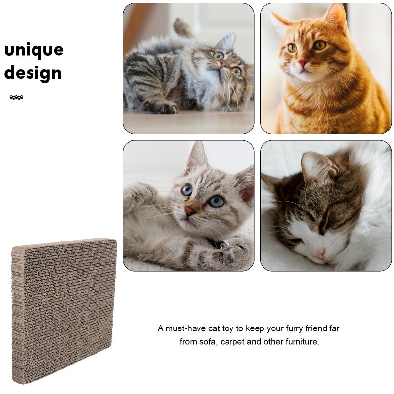 Cat Scratcher Board Replacement Scratching Pad Kittens Scratching Corrugated Cardboard Replacement - Image 5