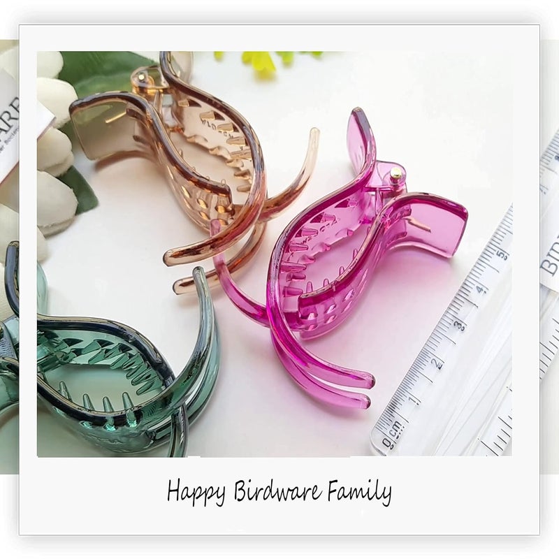 BIRDWARE hair Clips For Women 3 Pcs Butterfly hair Clips hair Accessories For Girls Claw Clips Fancy Korean Clutch Stylish Small hair clutchers - Image 4