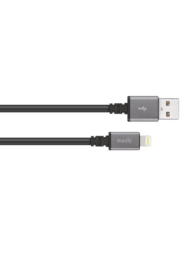 موشي كابل USB بموصل شحن أسود - Image 1