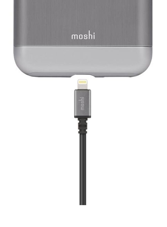 موشي كابل USB بموصل شحن أسود - Image 3
