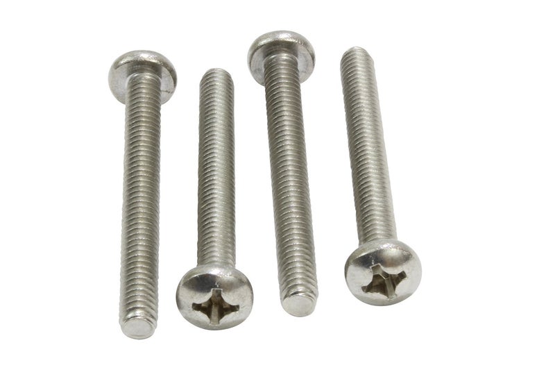 Bolt Dropper No. 10-24 x 3 Stainless Pan Head Phillips Machine Screw, (25 pc), 18-8 (304) Stainless Steel Machine Screws, UNC Full Thread, Plain Finish by - Image 4