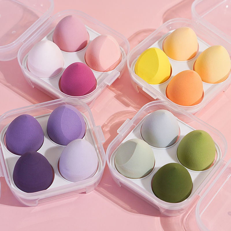 Don''t eat powder don''t card powder beauty makeup eggs dry and wet dual-use makeup eggs wholesale gourd water droplets oblique cut powder puff beauty makeup tools - Image 3