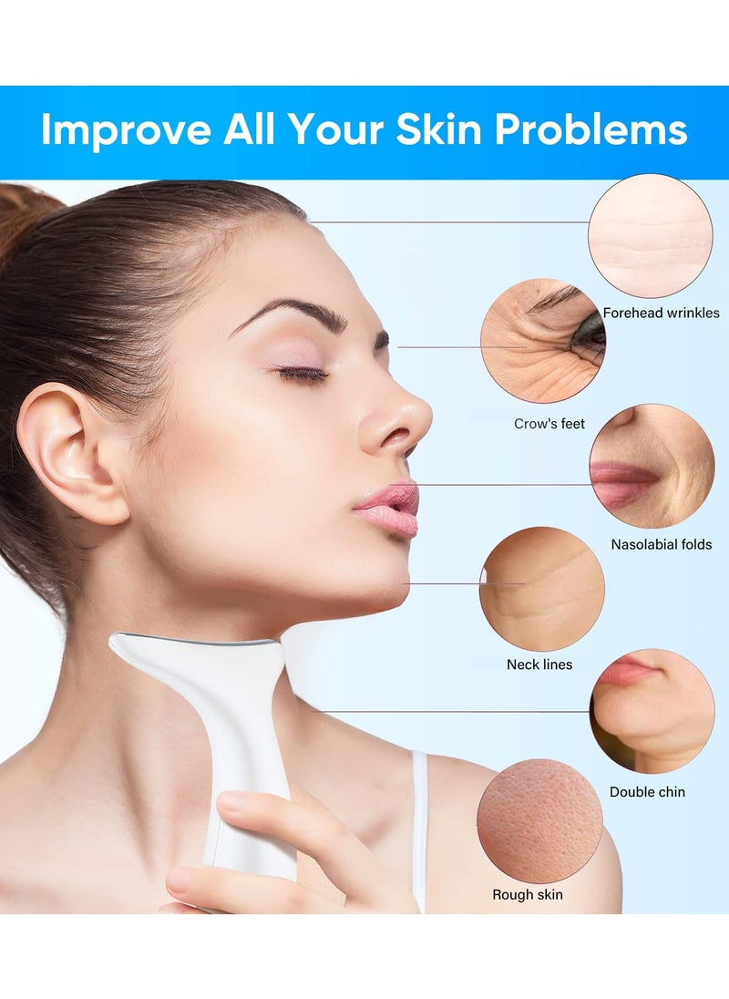 Generic - Facial Neck Lifting Massager Tool, 4 in 1 Face Lift Double Chin Reducer Machine, Reduce Fine Lines Smooth Wrinkles Firming Skin - Image 1