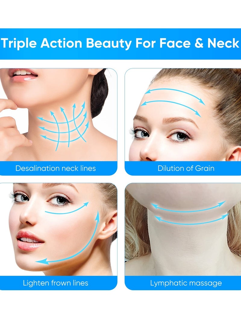 Generic - Facial Neck Lifting Massager Tool, 4 in 1 Face Lift Double Chin Reducer Machine, Reduce Fine Lines Smooth Wrinkles Firming Skin - Image 1