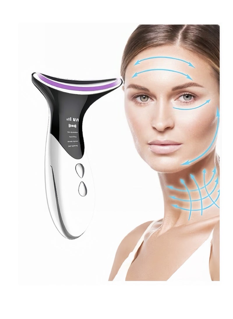 Generic - Facial Neck Lifting Massager Tool, 4 in 1 Face Lift Double Chin Reducer Machine, Reduce Fine Lines Smooth Wrinkles Firming Skin - Image 1