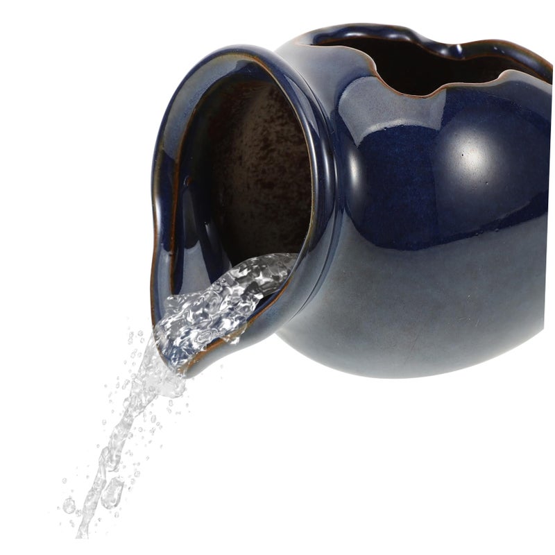 Ceramic Waterfall Fountain Jar for Outdoor Garden and Indoor Decor - Image 4