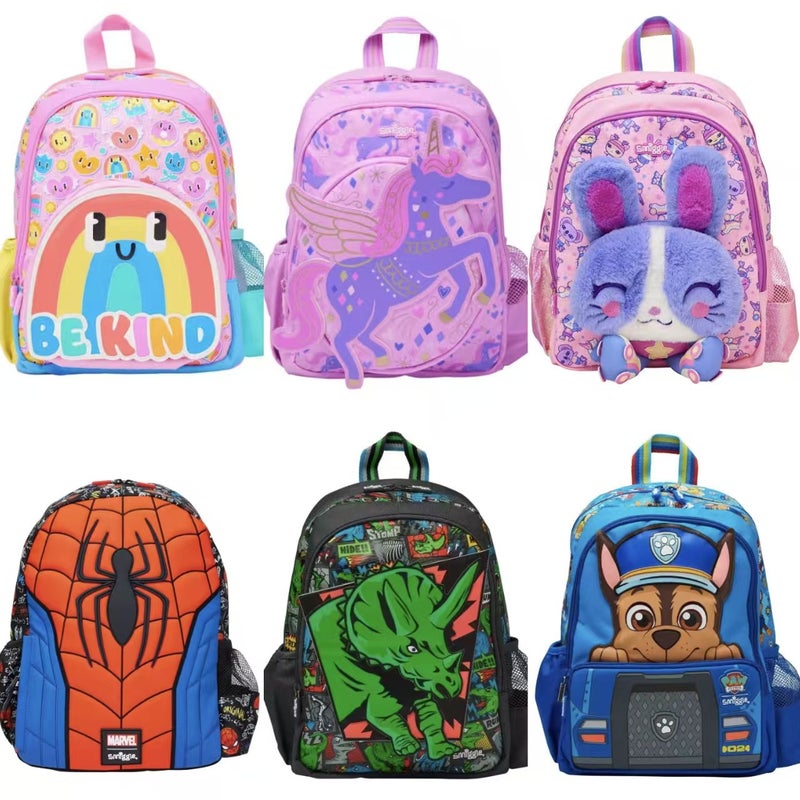 Kids Medium Cartoon School Backpack Ultra-Light Ergonomic Back Support Bookbag - Image 2