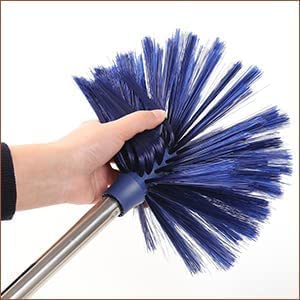 BIG CART Long Stainless Steel Rod and Extendable Cobweb Cleaner Stick Handle Brush Use in Fan Ceiling and Roof Cleaning Multicolor 1 - Image 2