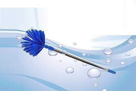 BIG CART Long Stainless Steel Rod and Extendable Cobweb Cleaner Stick Handle Brush Use in Fan Ceiling and Roof Cleaning Multicolor 1 - Image 3